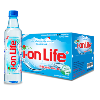 Thùng nước suối Ion Life 450ml