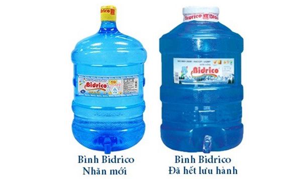 phân biệt nước bidrico thật giả