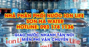 Đại lý nước uống Ion Life Sơn Hà Water