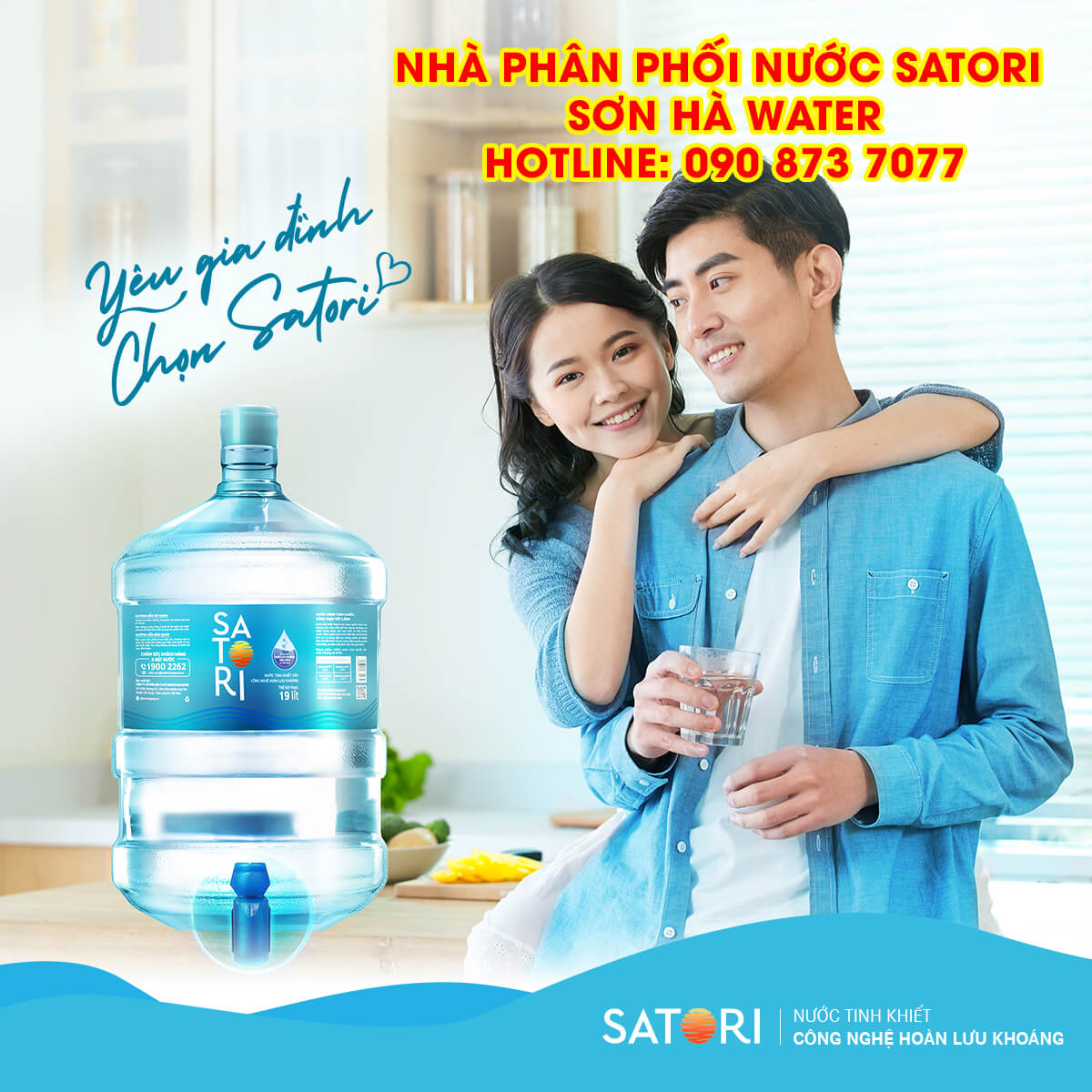 Đại lý nước uống Satori Sơn Hà Water