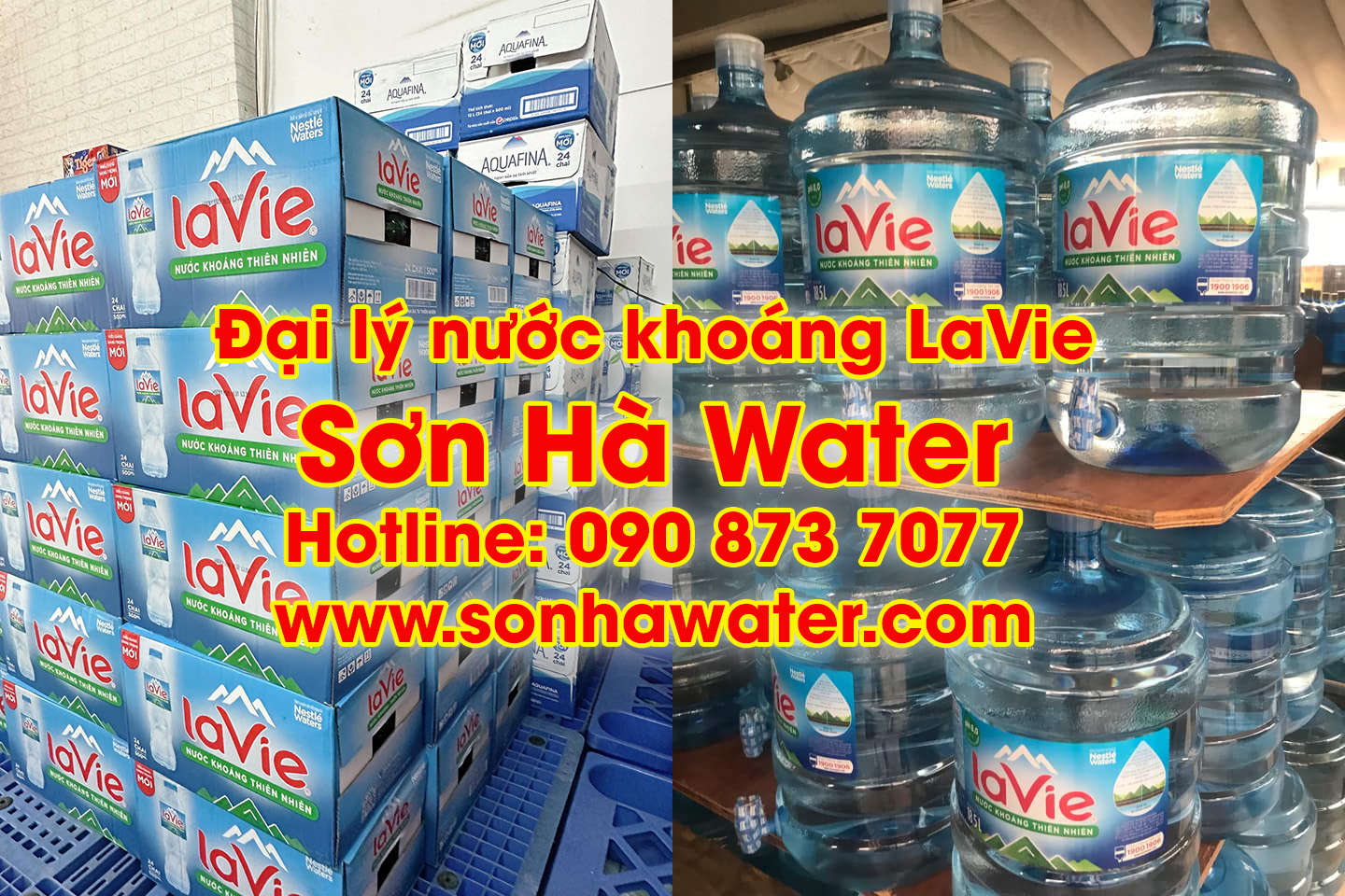 Đại lý nước khoáng LaVie Sơn Hà Water