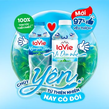 Nước LaVie vị dịu nhẹ 500ml