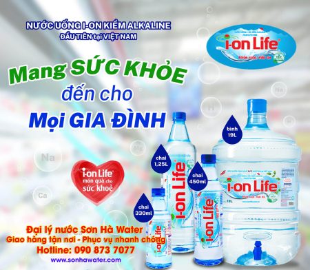 Đại lý nước uống Ion Life chính hãng - Sơn Hà Water