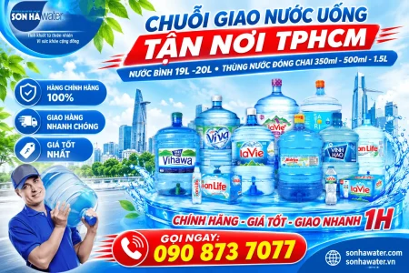 Chuỗi đại lý giao nước uống tận nhà TPHCM - Sơn Hà Water